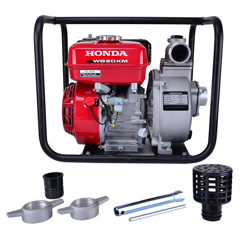 MOTOBOMBA AUTOCEBANTE HONDA WB20XM-MFX – 2"x2", MOTOR GX160, 5.5HP, SENSOR DE ACEITE b
