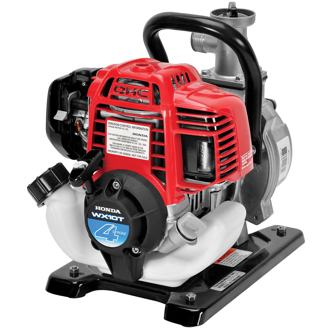 MOTOBOMBA PORTÁTIL HONDA WX10T – 1"x1", MOTOR GX25, 25CC, 1HP, 130 L/MIN a