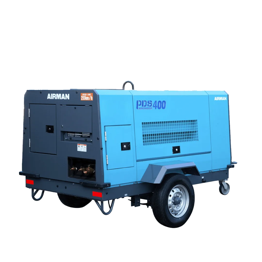 Compresor Neumático 400 CFM Airman PDS400S / 100 PSI Motor Kubota 115 HP Insonoro