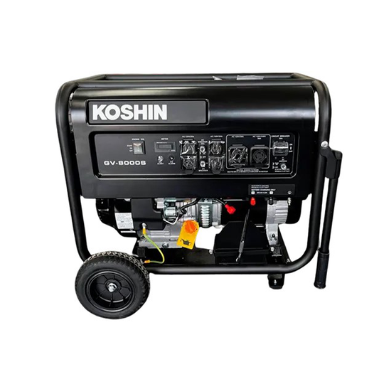 Generador Portátil Koshin GV-8000S – 7.2 KW con Motor KOSHIN R420-V