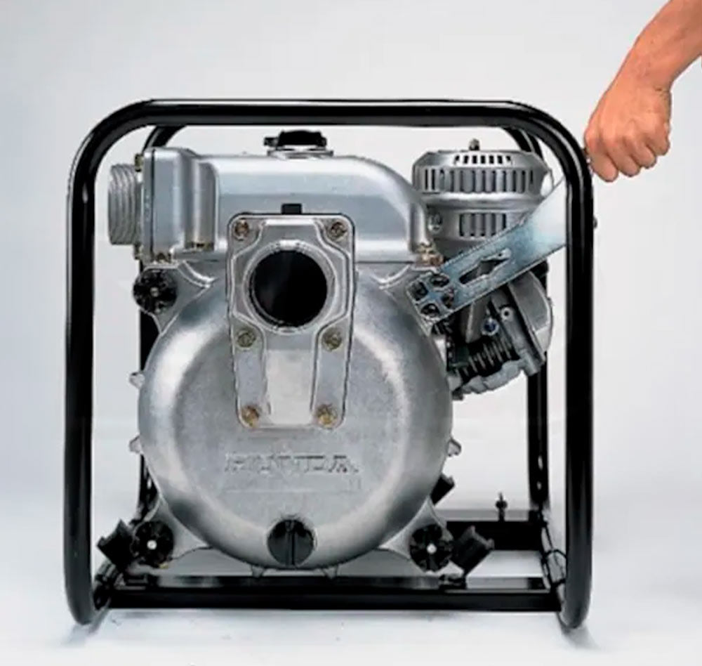 MOTOBOMBA TRAGASÓLIDOS HONDA WT30X – 3"x3", MOTOR GX270, 9HP, 1,200 L/MIN f