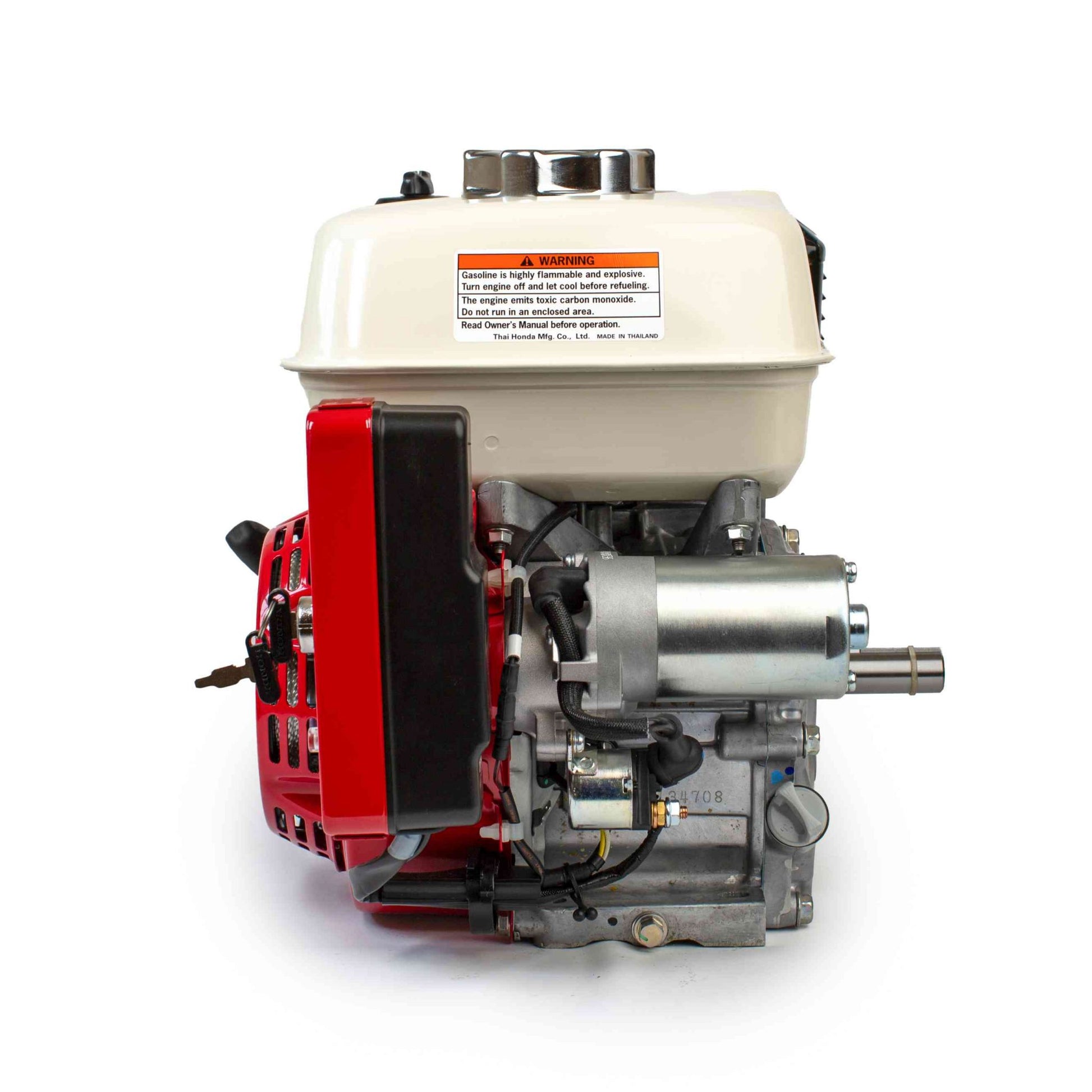 MOTOR HONDA GX160UT2-QXE2 – 5.5HP, 163CC, FLECHA CUÑERO 3/4" CON ARRANQUE ELÉCTRICO (SOBRE PEDIDO) b