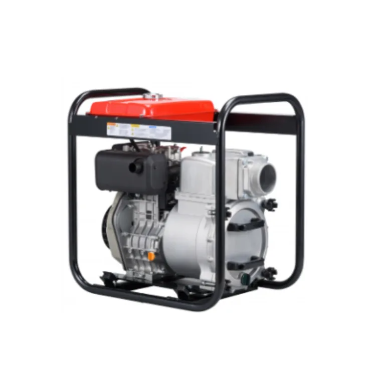 Motobomba Tragasólidos Koshin 4 x 4 pulgadas Motor Diesel Yanmar 10 HP KTY-100D 