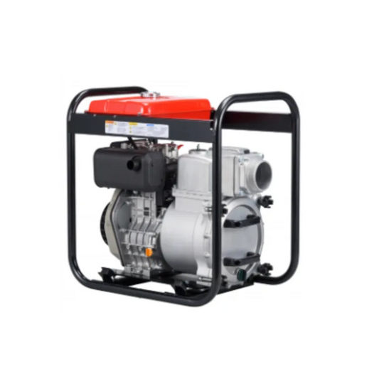 Motobomba Tragasólidos Koshin 4 x 4 pulgadas Motor Diesel Yanmar 10 HP KTY-100D 